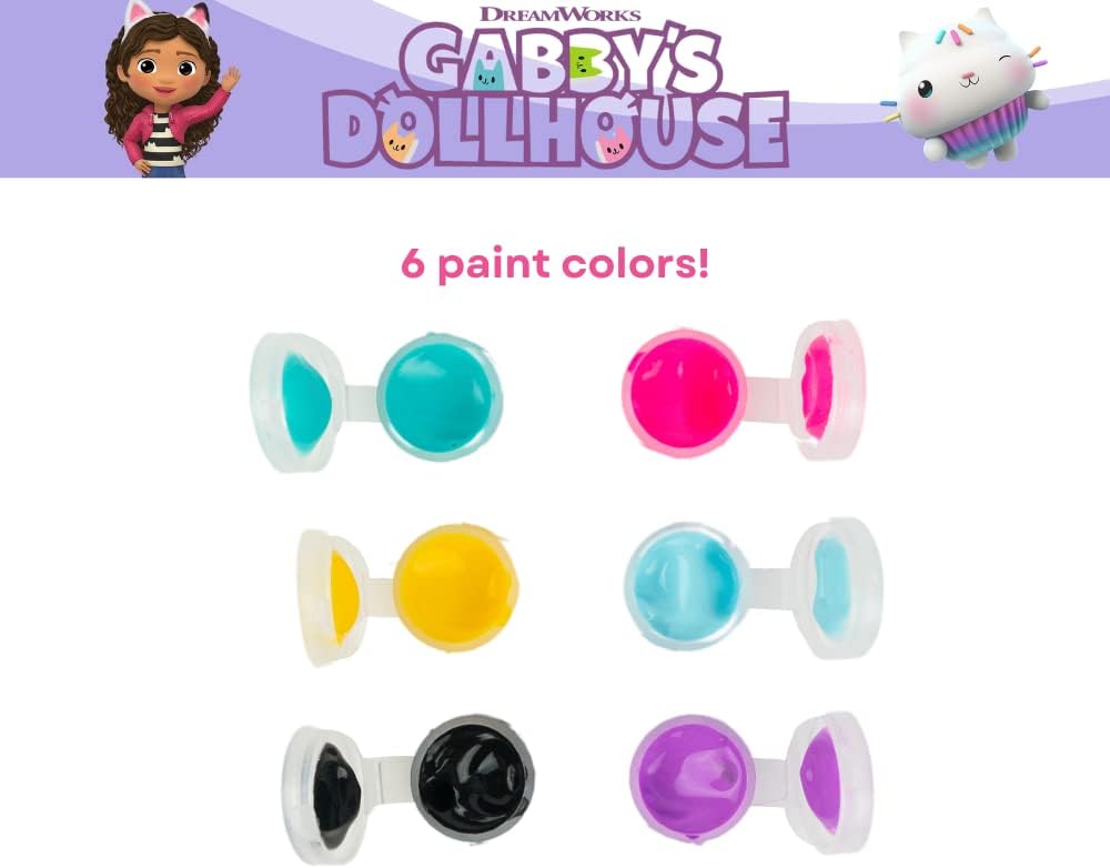 Gabby’s Dollhouse DIY Paint Your Own Figurines Arts and Crafts Set for Girls