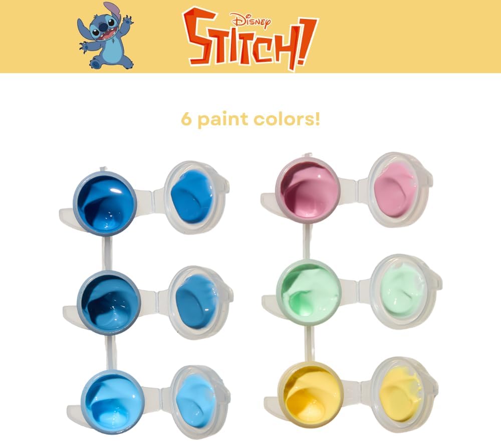 Disney Stitch DIY Paint Your Own Figurines Arts and Crafts Set for Boys and Girls