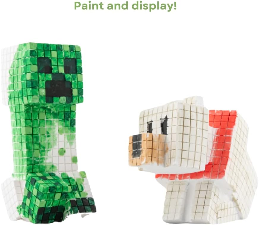 Minecraft Paint Your Own Figurines Arts and Crafts Set for Boys Girls