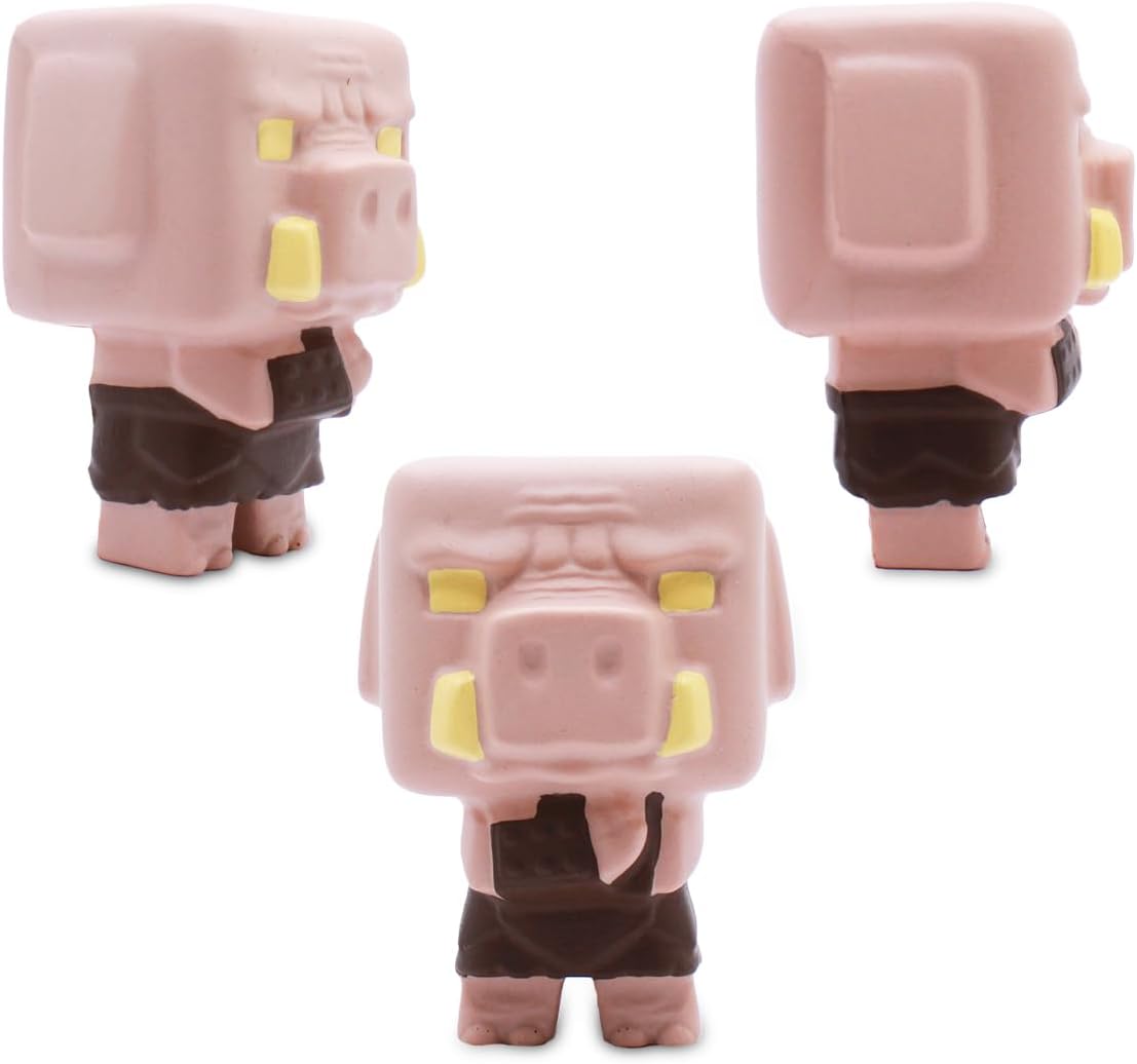 Minecraft Movie SquishMe Squishy Toy – Officially Licensed Stress Relief Squeeze Toy for Kids & Adults, Slow Rising, Collectible Gift for Gamers, Desk & Fidget Use