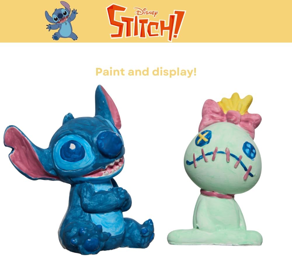 Disney Stitch DIY Paint Your Own Figurines Arts and Crafts Set for Boys and Girls