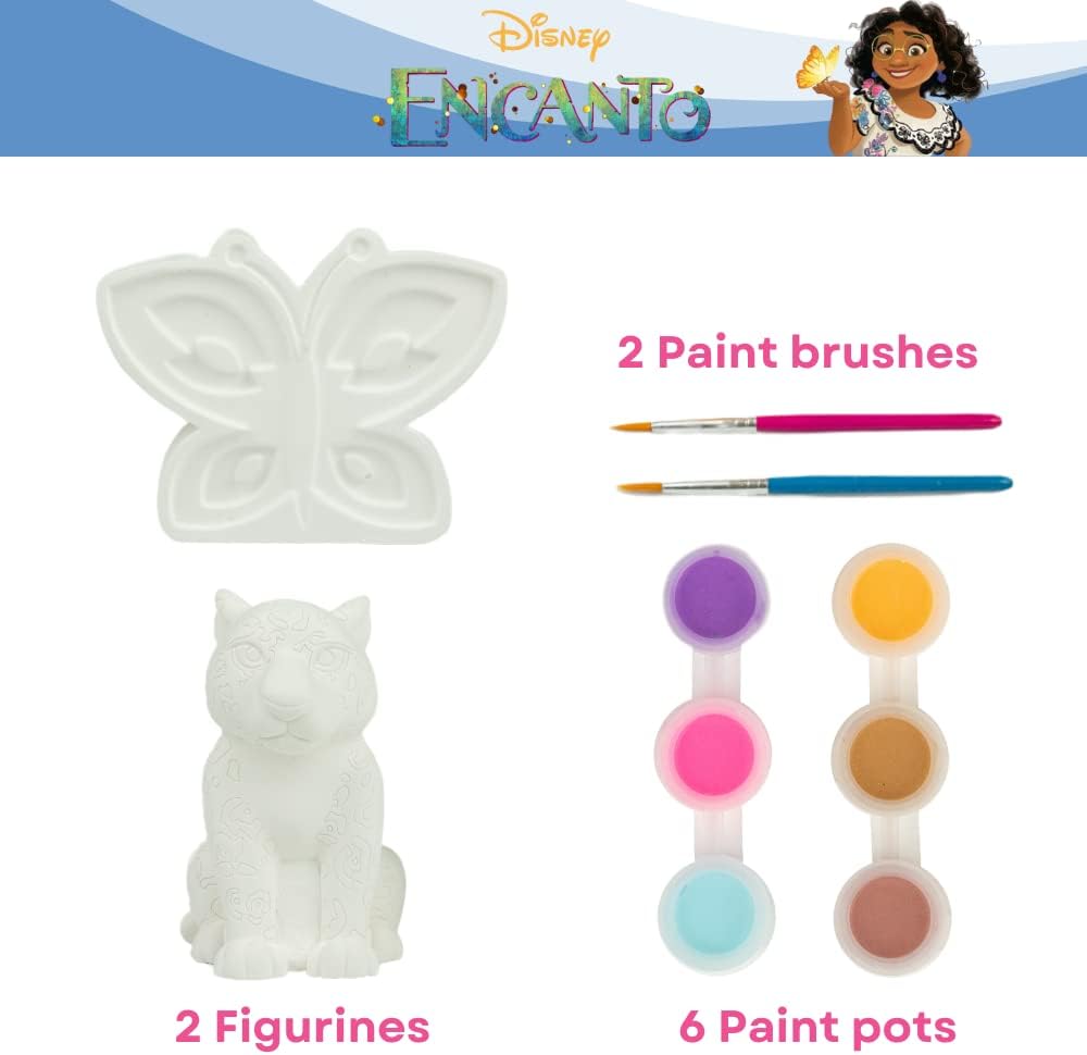 Disney Encanto DIY Paint Your Own Figurines Arts and Crafts Set for Girls