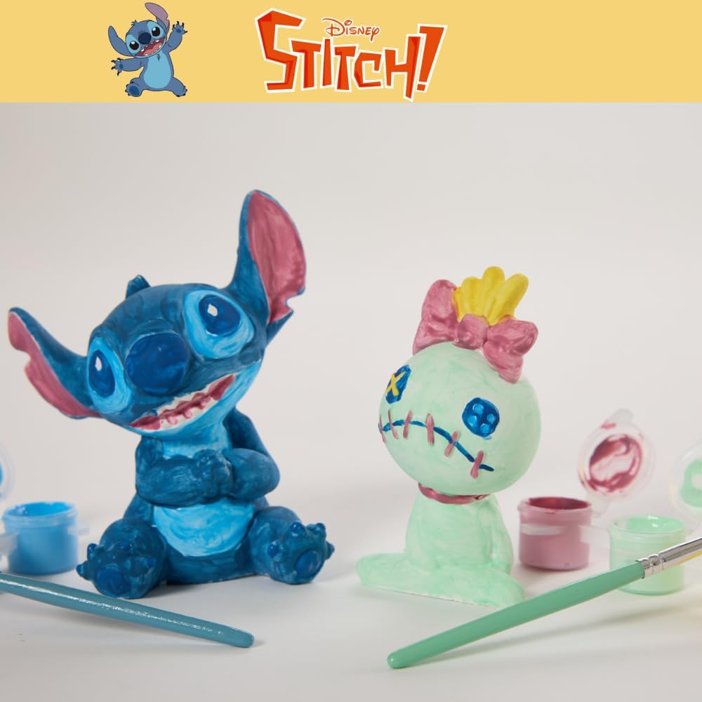 Disney Stitch DIY Paint Your Own Figurines Arts and Crafts Set for Boys and Girls