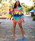 Women's Halloween Costume - Hooded Long Sleeve Dress