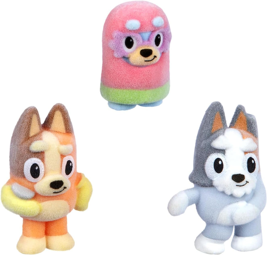 Fuzzies Episode Pack: Grannies. with 3 Specially Flocked Collectible Mini-Figures (Incl. 1 Exclusive), Display Case, Trading Card, and Collector's Guide. 80 to Collect in Series 1!