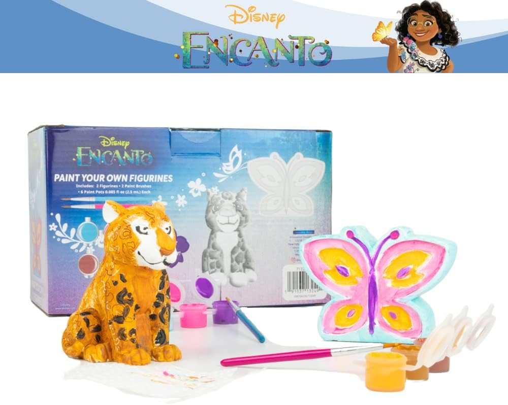 Disney Encanto DIY Paint Your Own Figurines Arts and Crafts Set for Girls