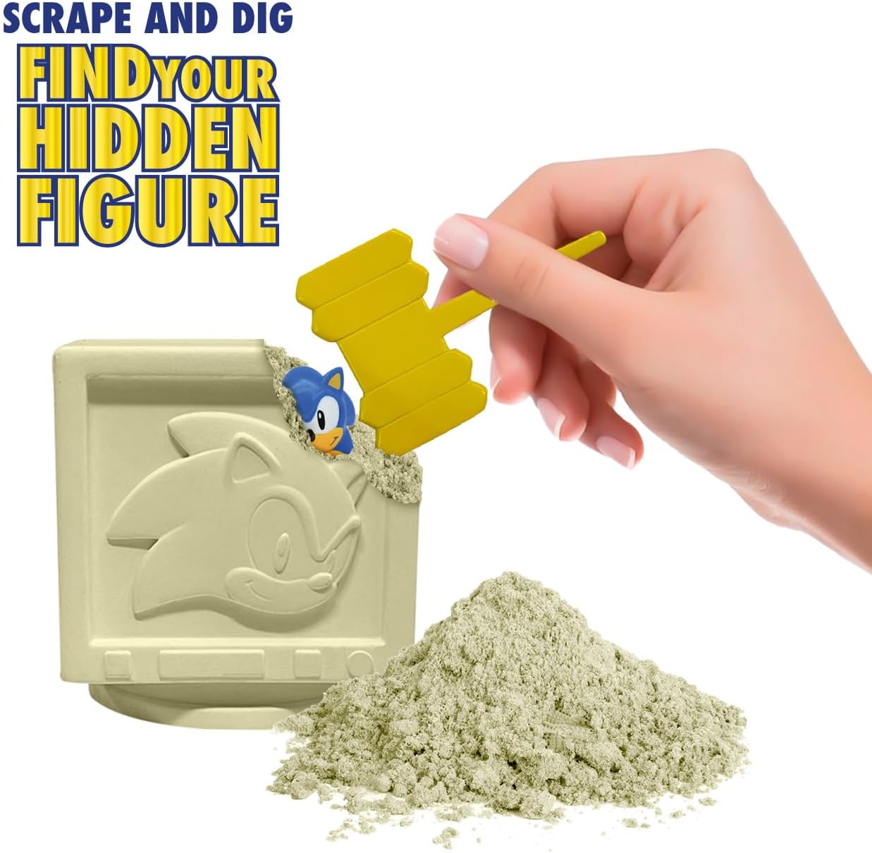The Hedgehog Minekit – Licensed Dig‑and‑Discover Toy with Amy’s Hammer, 7 Figure Mystery (Includes Rare Gold‑Plated Super Sonic) Just Toys