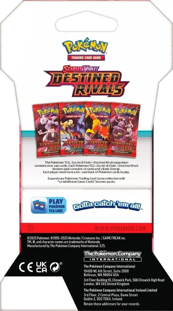 Scarlet & Violet Destined Rivals Sleeve Booster