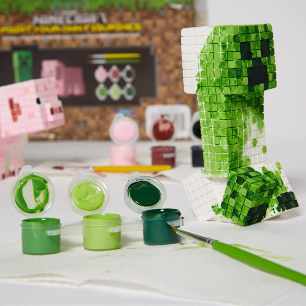 Minecraft Paint Your Own Figurines Arts and Crafts Set for Boys and Girls