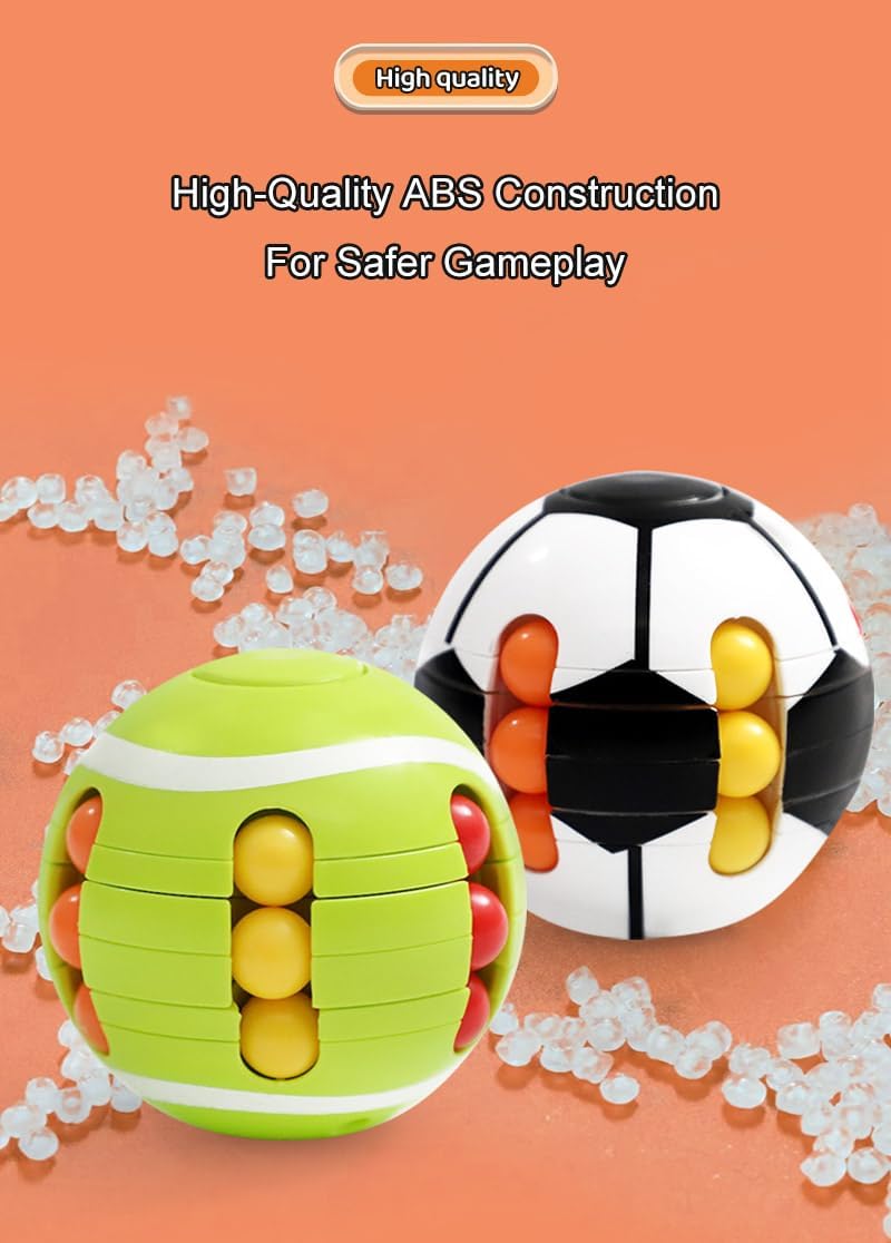Puzzle Sport Ball Toys - 3D Brain Teasers and Puzzle Games for Kids and Adults, Travel Games for Ages 3+, Intelligence 2.5" Small Magic Bead, Hand Sport, Adult Relieve Stress, Easter Gifts for Boys