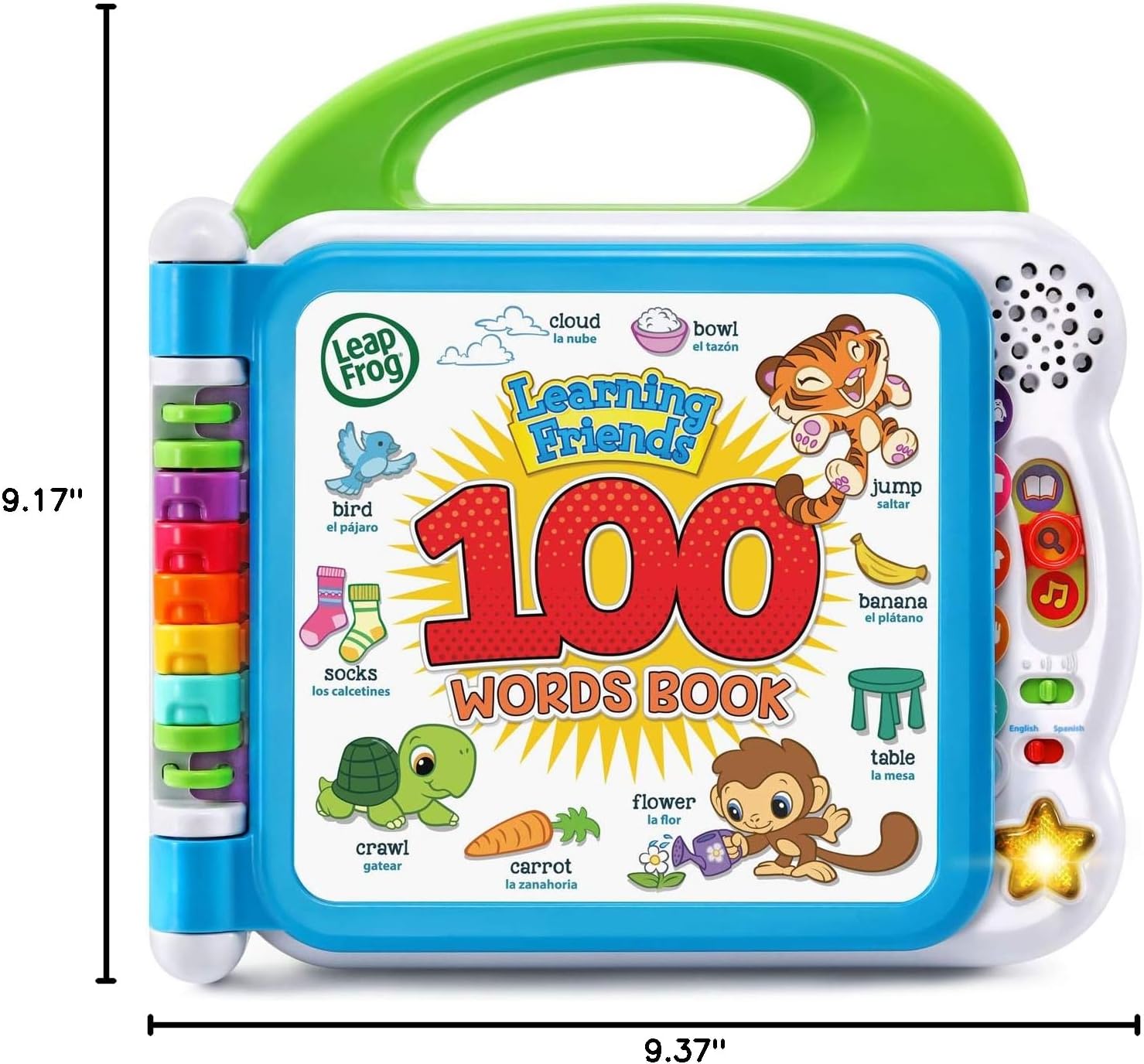 Learning Friends 100 Words Book, Green