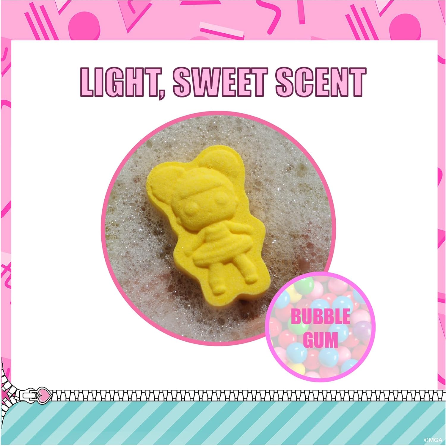 L.O.L. Surprise! 6 Piece Bath Bombs for Kids, Bubble Gum Scented, Bath Toys for Kids, Ages 3+, by Townley Girl