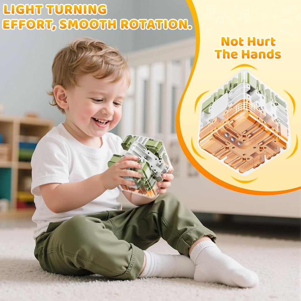 3D Cube Puzzle for Kids 5-8 8-12, Color Matched Game, Education Sensory Toys Birthday Gift for Kids Adults 5 6 7 8 9+ Years Old Boys