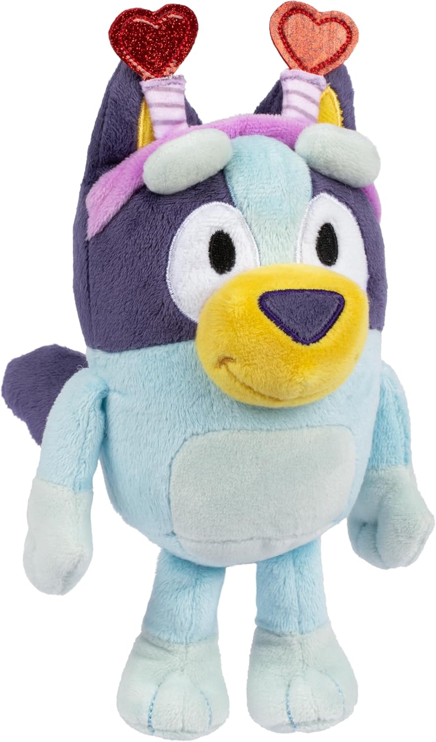 2-Pack Smoochy Kiss Valentine’s Day Plush Bingo. 2 Episode-Themed Figures with Moving Arms & Love Letter Accessory, 2.5-3" Poseable Toys for Kids. Recreate Moments from The Show.
