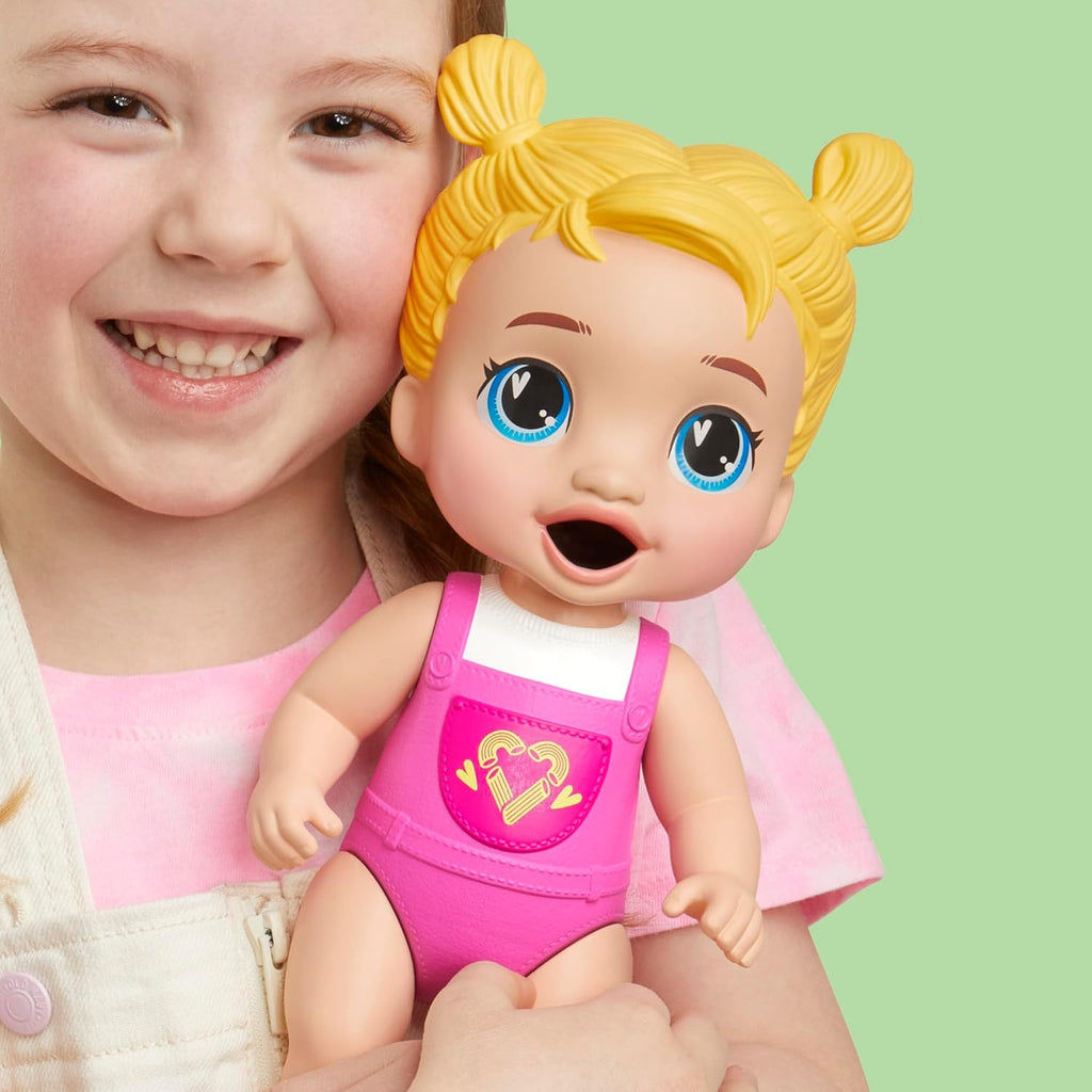 Dinnertime Creations, Blonde Hair Doll with Play Food Accessories, 11 inches, Toys for 3+ Year Old Girls and Boys