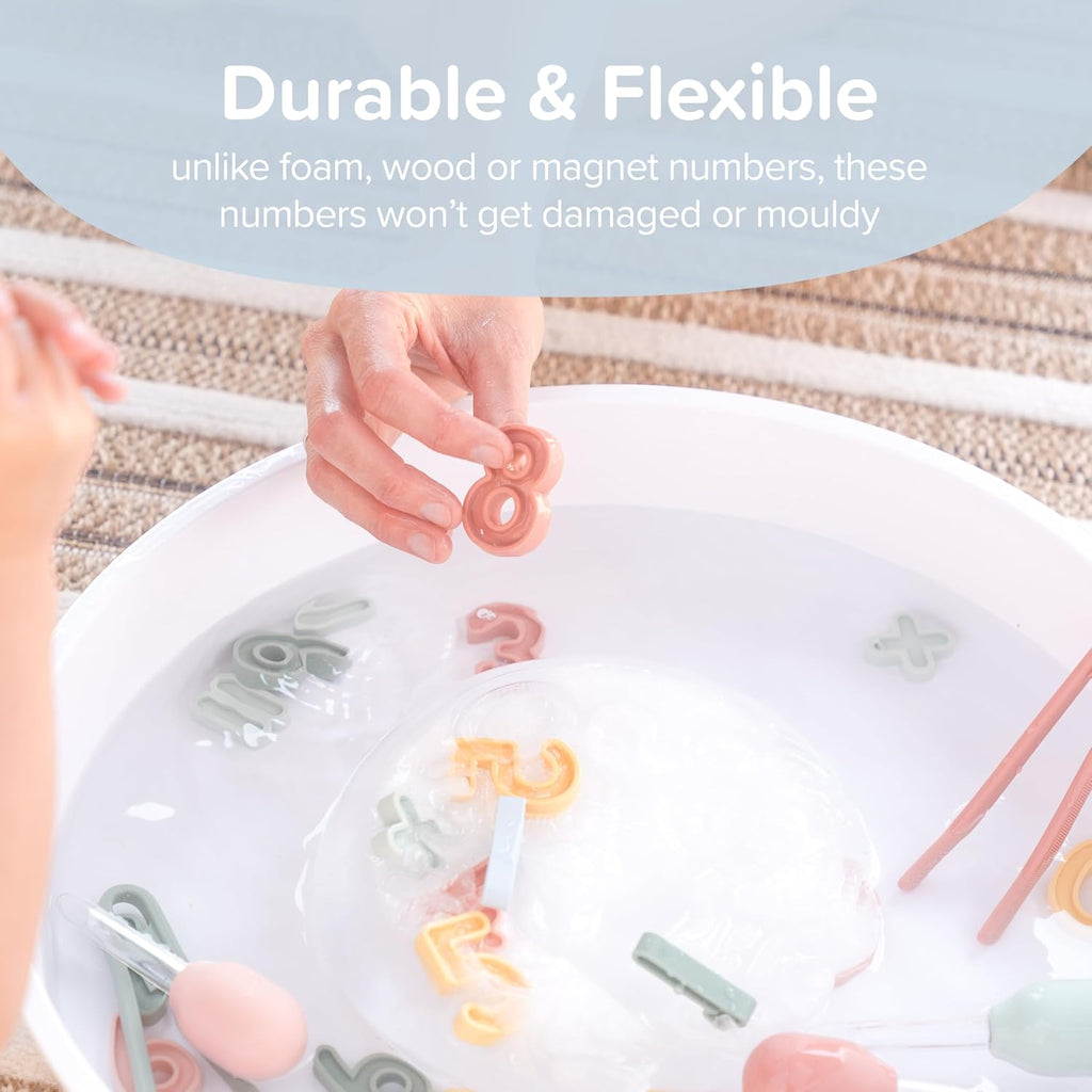 Kids Sensory Numbers Set - Number Toys Maths Resources Tuff Tray Accessories Early Years Resources