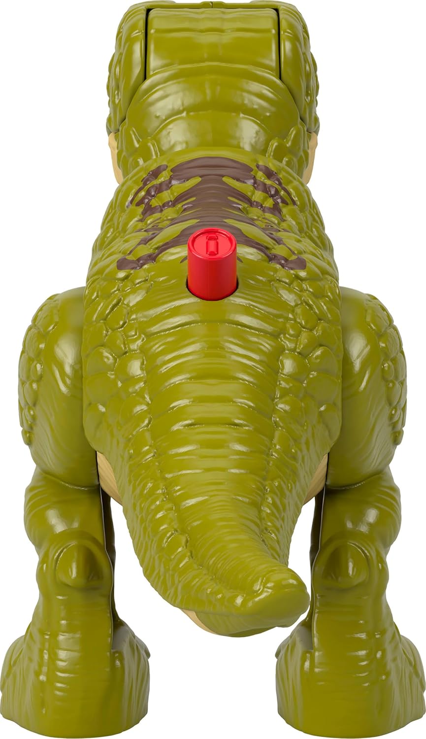 Imaginext Jurassic World Dinosaur Action Figure with Kid-Activated Motion, 8-inch Tyrannosaurus Rex Dino Toy