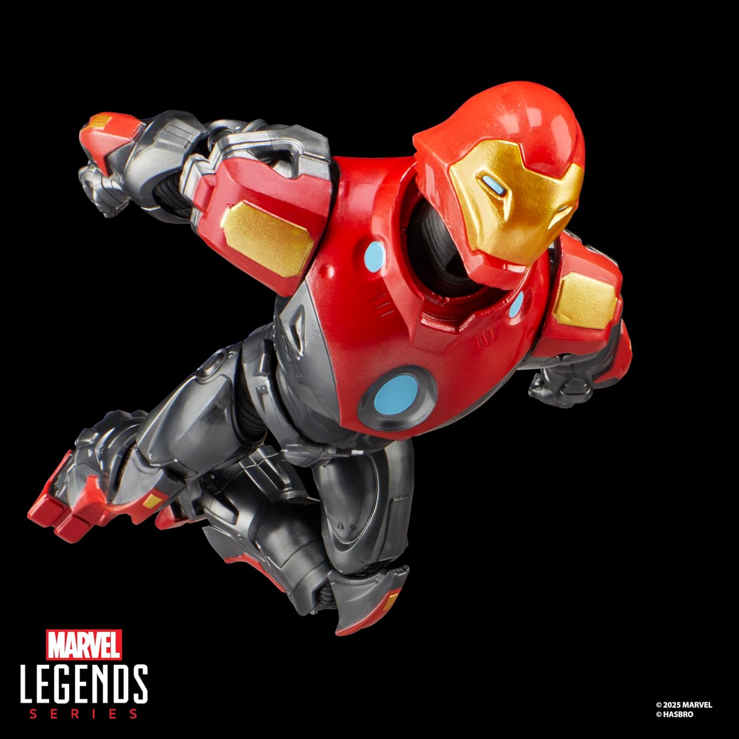 Series Ultimate Iron Man, Comics-Inspired Collectible 6-Inch Scale Action Figure with Character-Sized Comic Accessory
