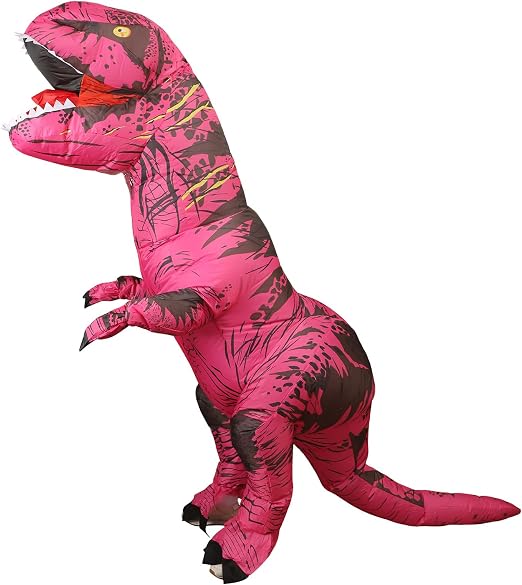 Inflatable Dinosaur Costume T-Rex Blow Up Cosplay Halloween