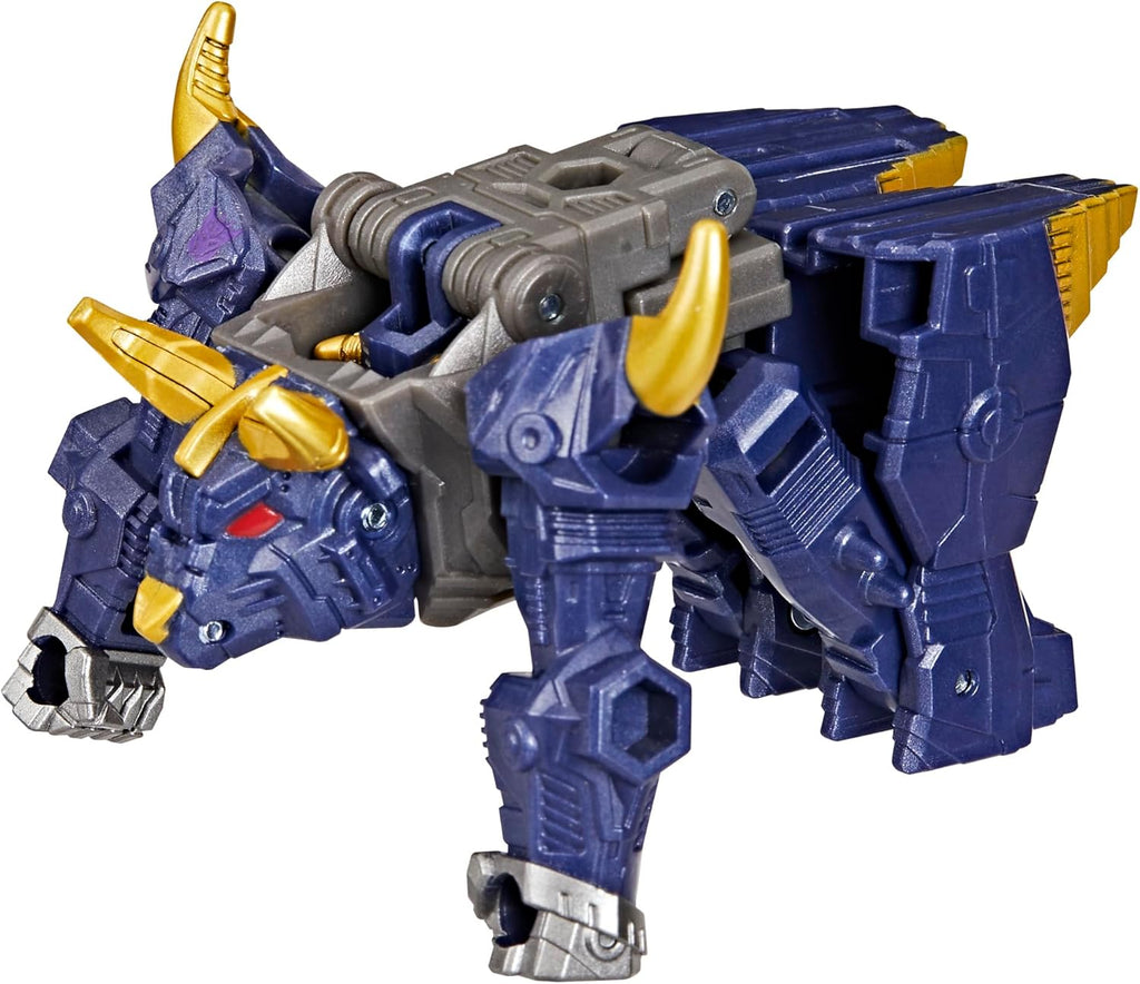 Megatron Cyber Changers 4-Inch Action Figure, Quick Change to Bull Mode, Robot Toys for Boys and Girls 6 and Up