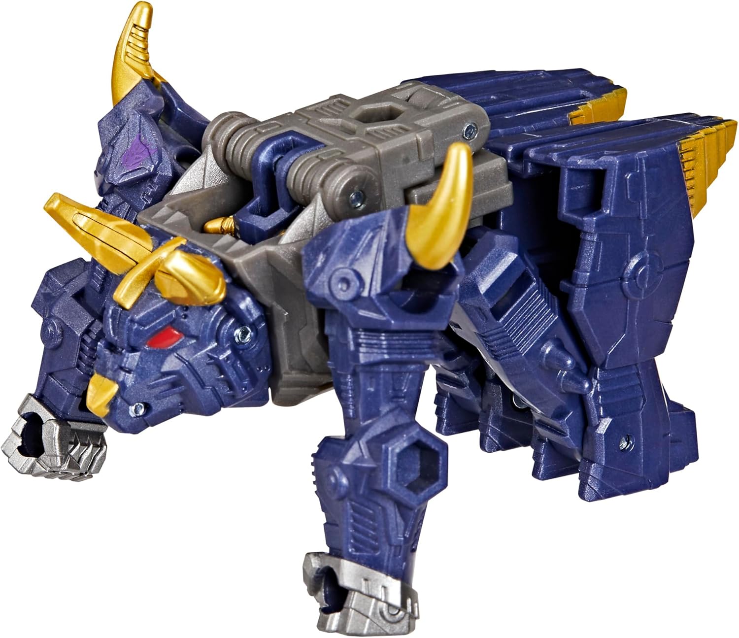 Megatron Cyber Changers 4-Inch Action Figure, Quick Change to Bull Mode, Robot Toys for Boys and Girls 6 and Up