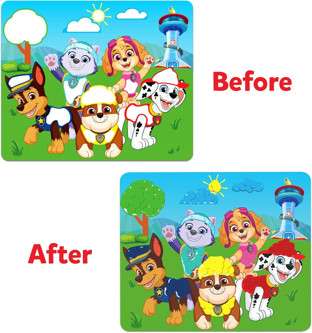 Dot It Sticker Art – PAW Patrol, Mess-Free Fun for Kids, 500+ Stickers, Craft Kits, Classroom Valentine’s Day Gift, Travel Toys for Boys & Girls Ages 3–7