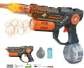2 in 1 Electric Water Gun & Automatic Bubble Machine for Kids, with LED,Rechargeable Water Squirt Guns,Summer Outdoor Toy for Pool Beach Party, Gift for Boys Girls Ages 3-8