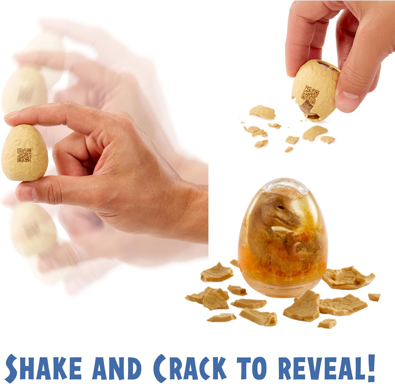 Make It Mini Dinosaurs Jurassic World (2 Pack) - MGA's Miniverse, Dinosaurs, Prehistoric, Egg, Blind Packaging, DIY, NOT Edible, Collectors, 8+