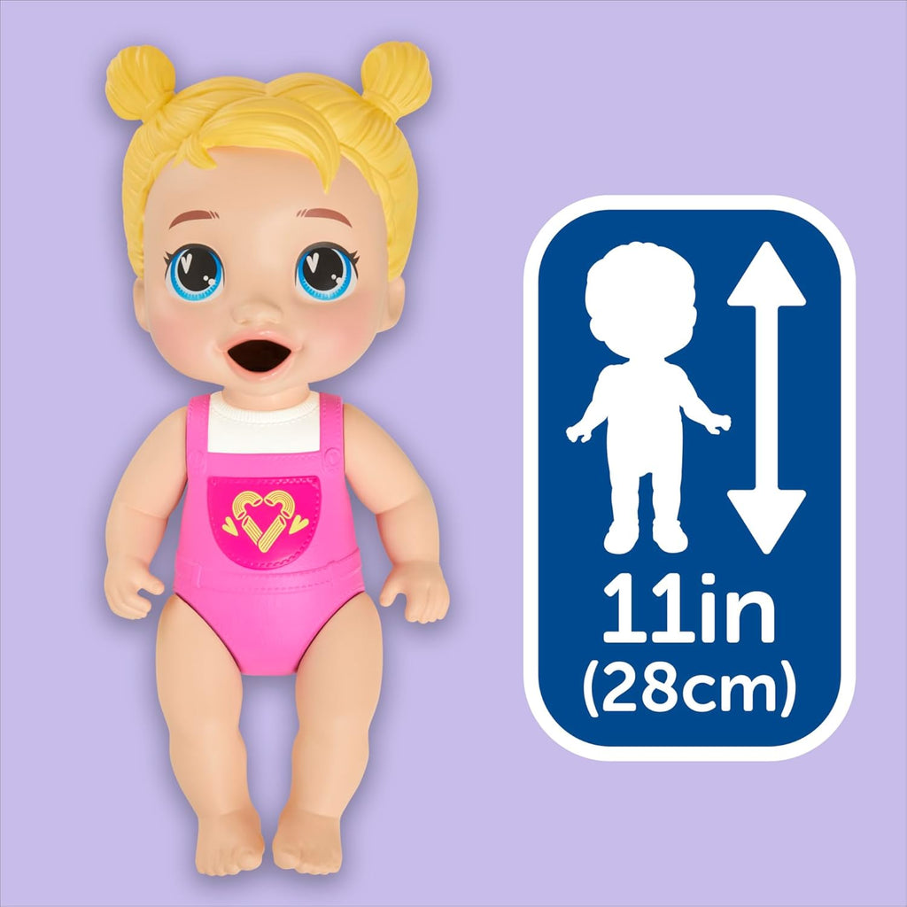 Dinnertime Creations, Blonde Hair Doll with Play Food Accessories, 11 inches, Toys for 3+ Year Old Girls and Boys