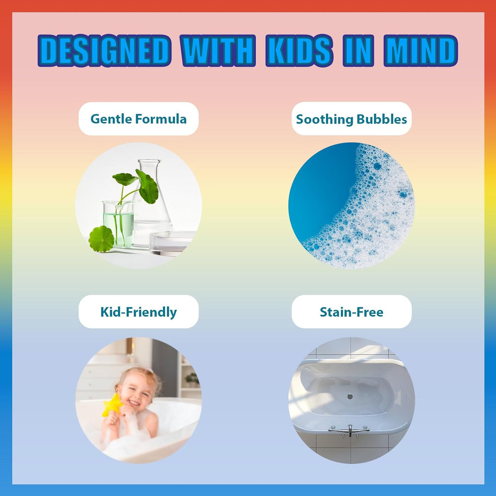 Hot Wheels 6 Piece Bath Bombs for Kids, Bubble Gum Scented, Bath Toys for Kids, Ages 3+, by Townley Girl
