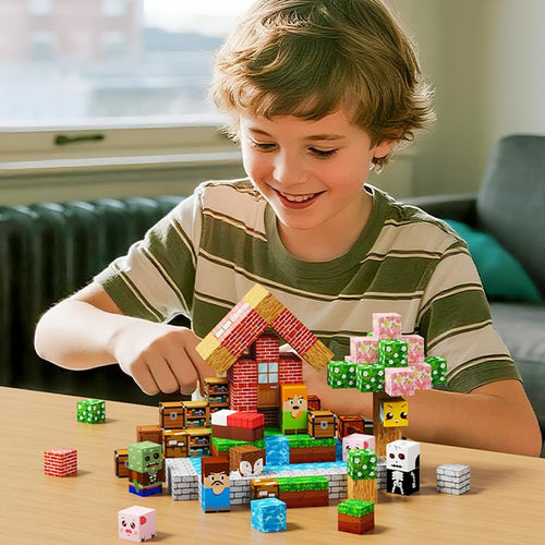 150PCS Magnetic Blocks, Stacking Magnets for Kids, Toy for Learning Toys, STEM Travel Magnet Building Toys for Toddlers