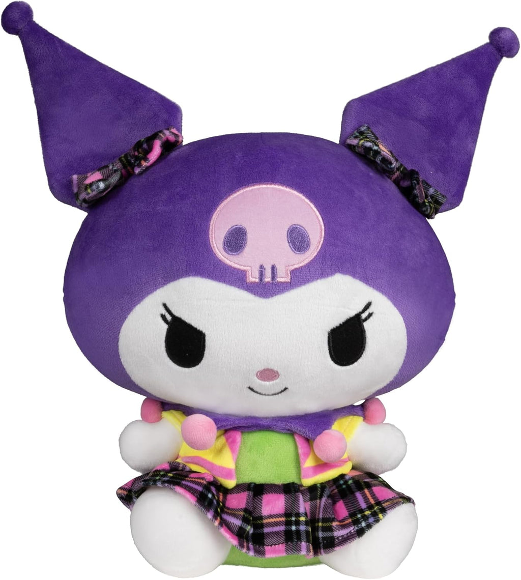 Hello Kitty and Friends, 12-Inch Kuromi Neon Plush - Officially Licensed Sanrio Product from Ages 6+