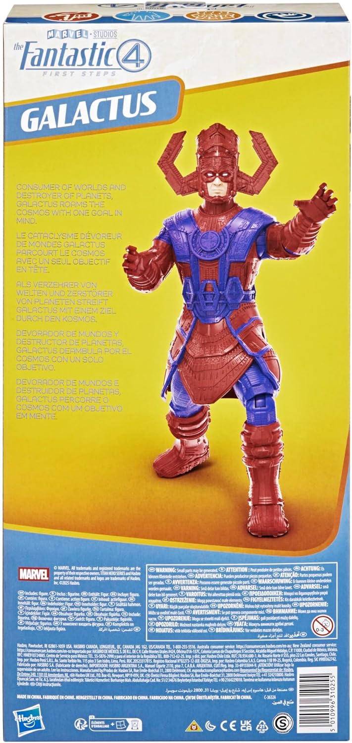 Studios Titan Hero Series The Fantastic Four: First Steps Galactus Action Figure, 12-Inch-Scale Super Hero Figures & Toys, 4+ Years