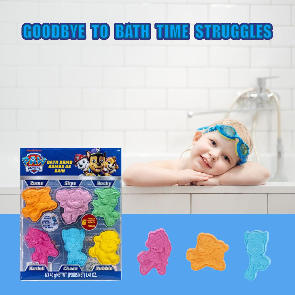 6 Pack Cucumber Melon Scented Bath Bombs Non-Toxic Character Molded Bath Bombs Fun and Bright Colors Great for Birthday Gifts, Stocking Stuffers, Slumber by Townley Girl