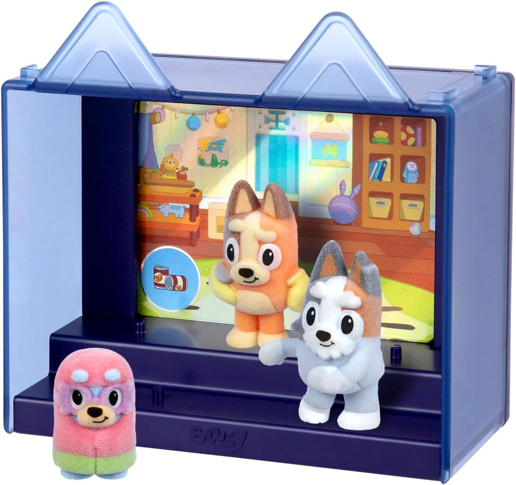 Fuzzies Episode Pack: Grannies. with 3 Specially Flocked Collectible Mini-Figures (Incl. 1 Exclusive), Display Case, Trading Card, and Collector's Guide. 80 to Collect in Series 1!