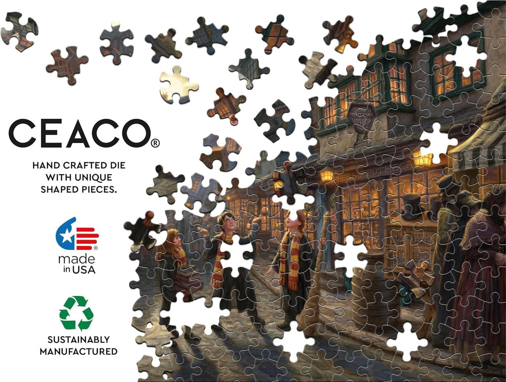 Harry Potter™ Hogwarts Castle Jigsaw Puzzle – 1500 Piece Puzzle for Adults, Thomas Kinkade Studios Fantasy Art
