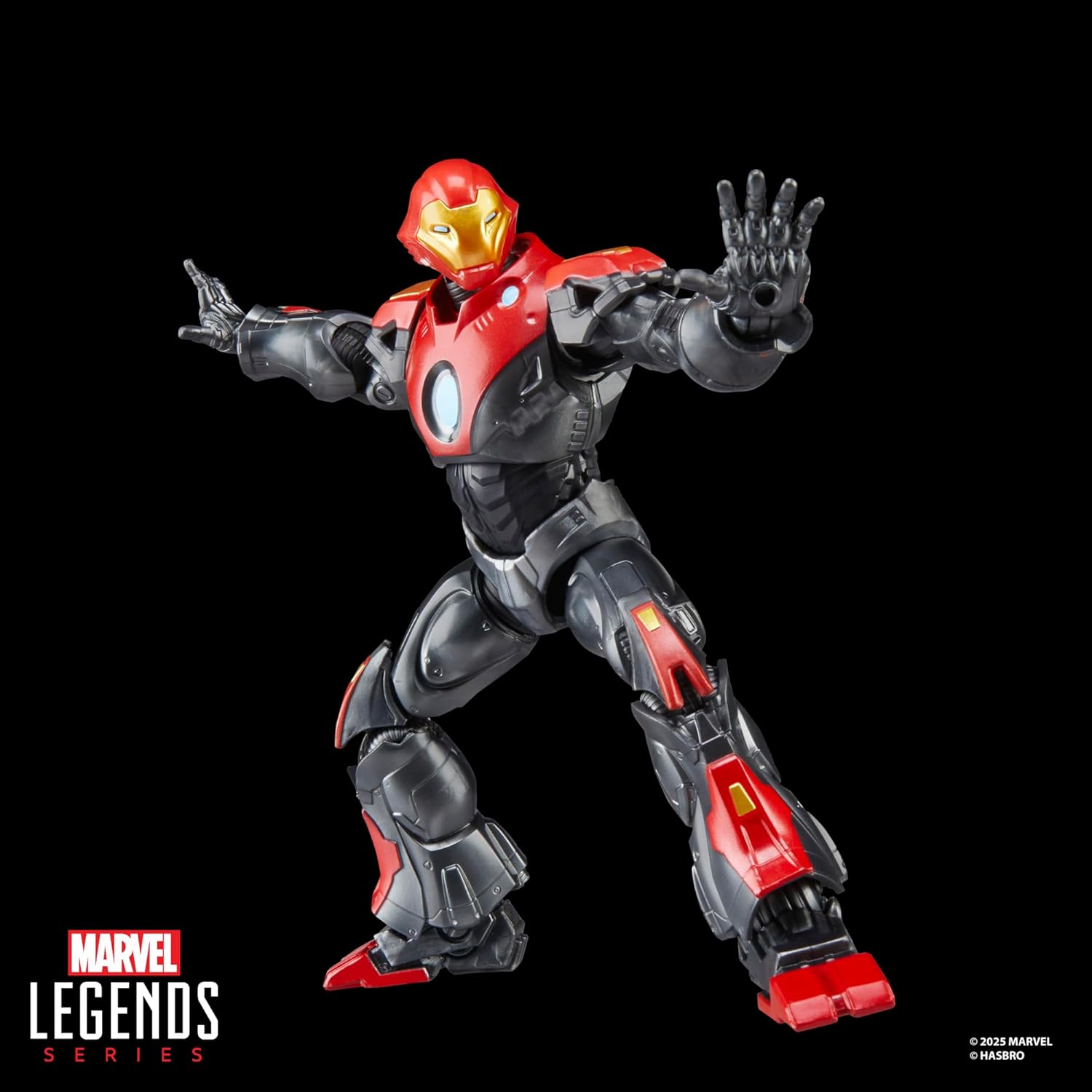 Series Ultimate Iron Man, Comics-Inspired Collectible 6-Inch Scale Action Figure with Character-Sized Comic Accessory