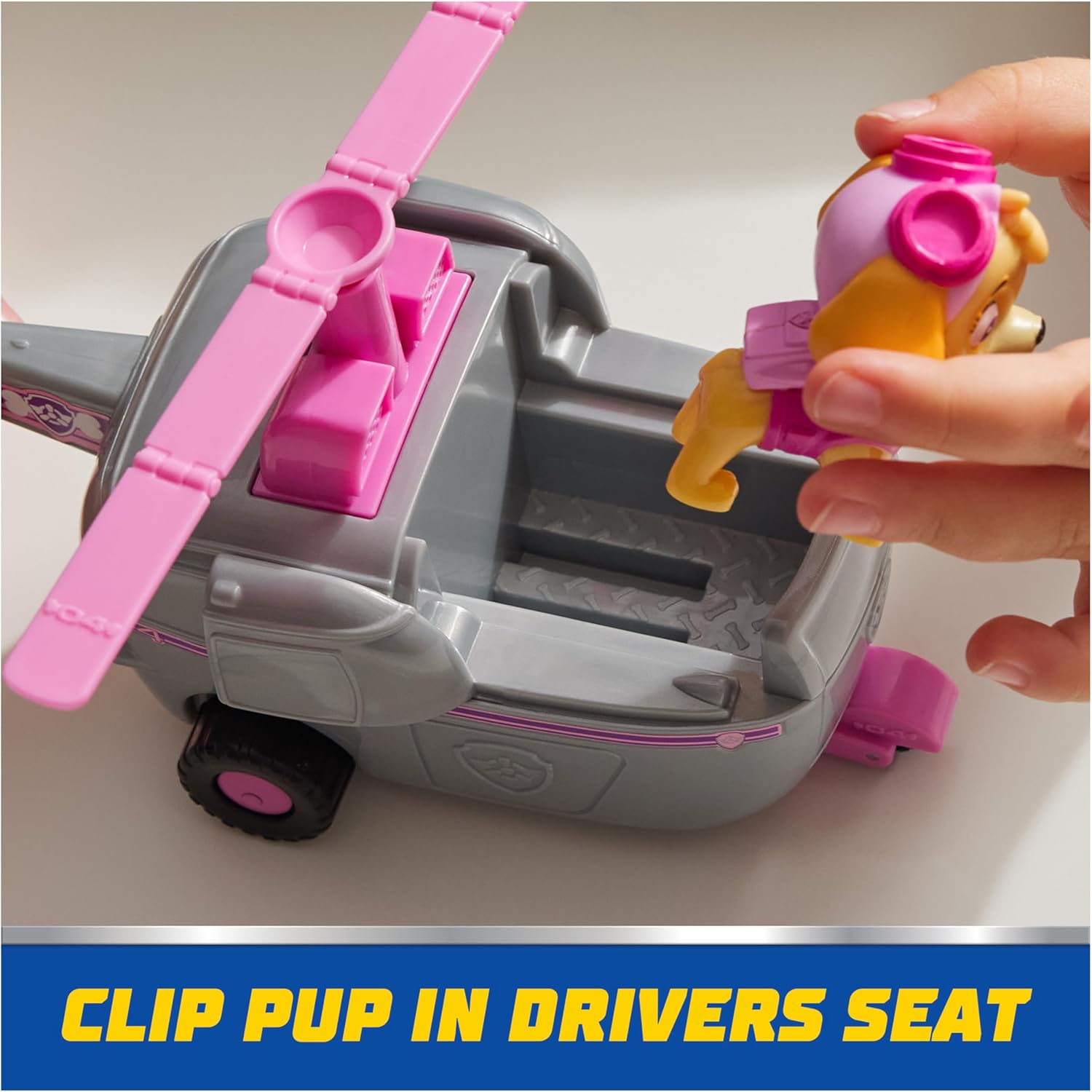 Skye’s Helicopter, Toy Vehicle with Collectible Action Figure, Sustainably Minded Kids Toys for Boys & Girls Ages 3 and Up