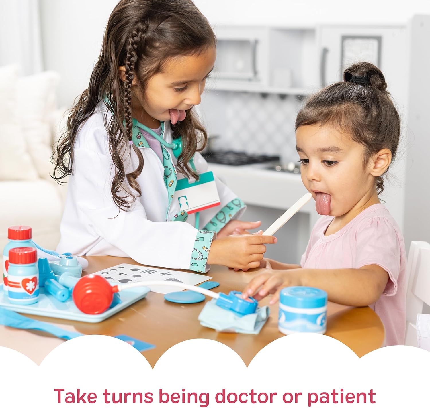 Get Well Doctor Kit, 25-Piece Toddler Doctor Play Set, Realistic Pretend Play Toys & Accessories, Preschool Toys for Girls & Boys Ages 3+