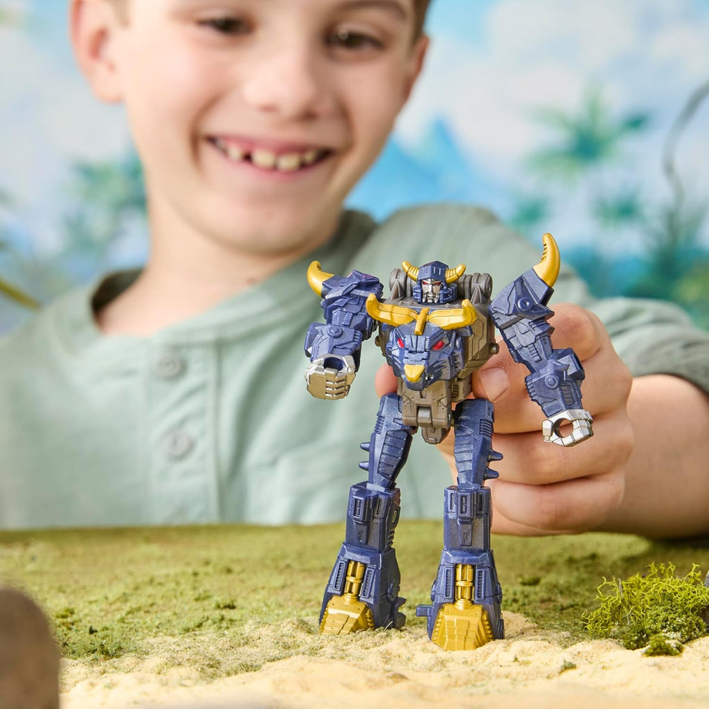 Megatron Cyber Changers 4-Inch Action Figure, Quick Change to Bull Mode, Robot Toys for Boys and Girls 6 and Up