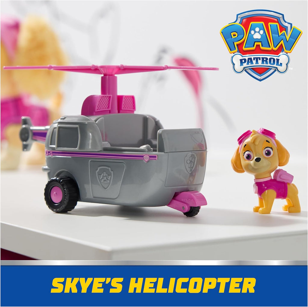 Skye’s Helicopter, Toy Vehicle with Collectible Action Figure, Sustainably Minded Kids Toys for Boys & Girls Ages 3 and Up