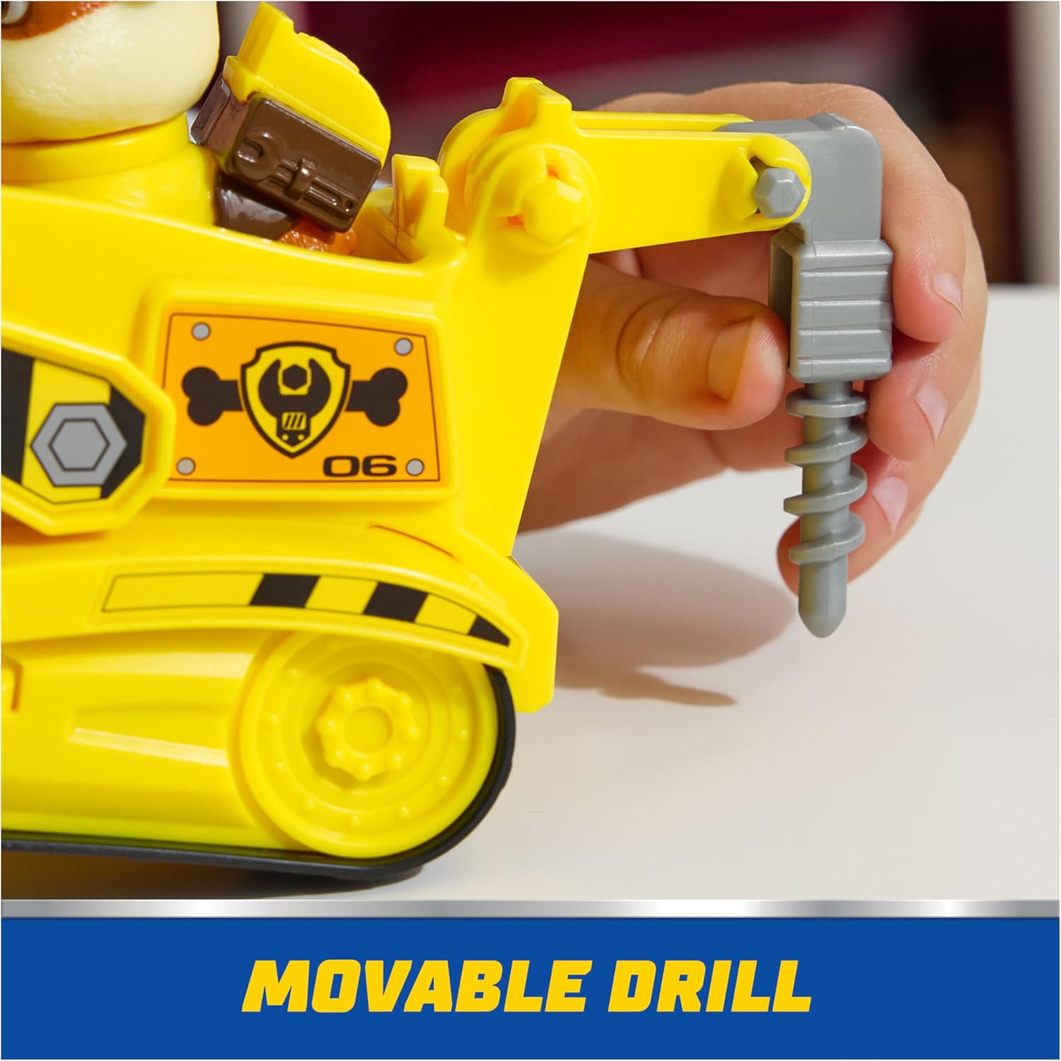 Rubble’s Bulldozer Toy Truck with Collectible Action Figure, Sustainably Minded Kids Toys for Boys & Girls Ages 3 and Up