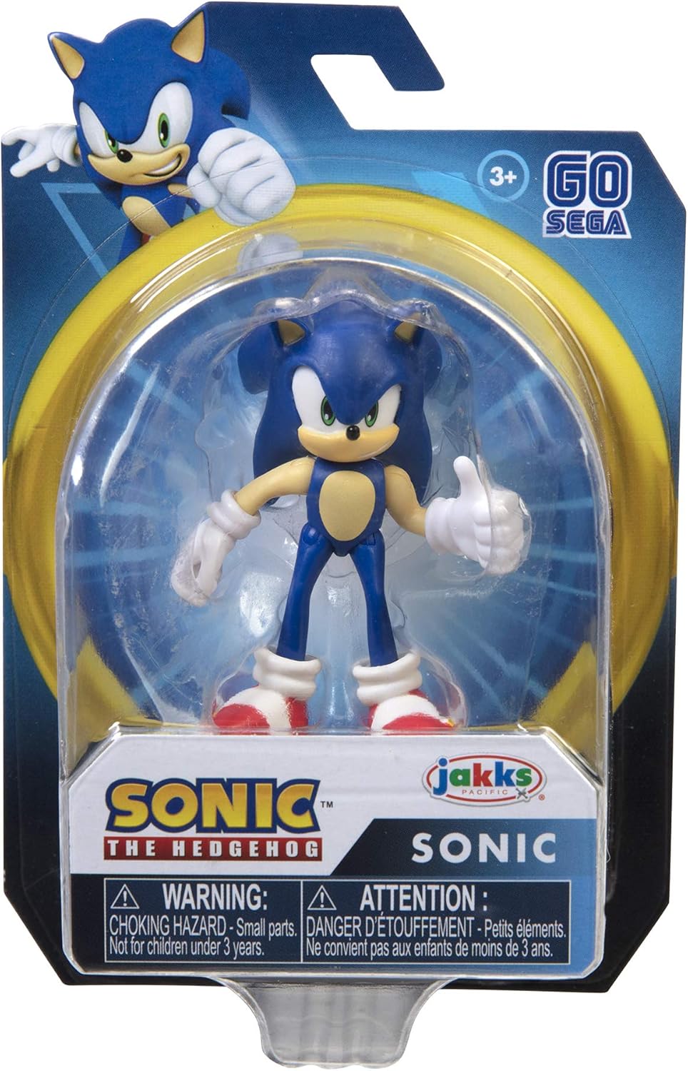 The Hedgehog Action Figure 2.5 Inch Sonic Collectible Toy, 3 years