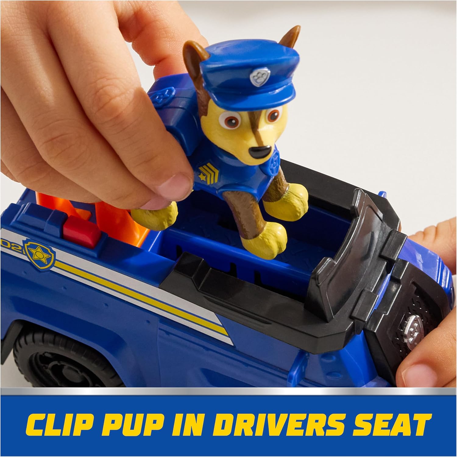 Chase’s Patrol Cruiser, Toy Car with Collectible Action Figure, Sustainably Minded Kids Toys for Boys & Girls Ages 3 and Up