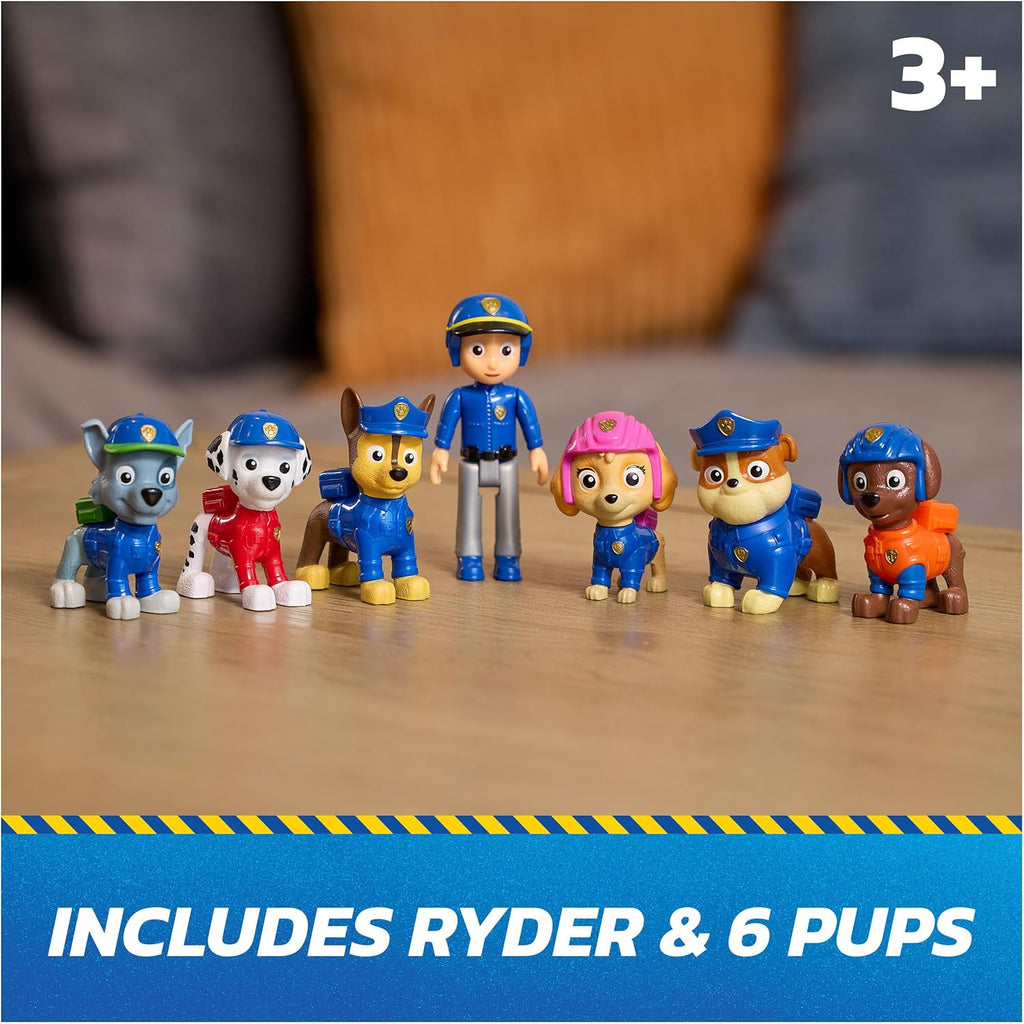 Search & Rescue Team Pack with 7 Collectible Action Figures, Including Ryder & 6 Pups, Kids Toys for Boys & Girls Ages 3 and Up