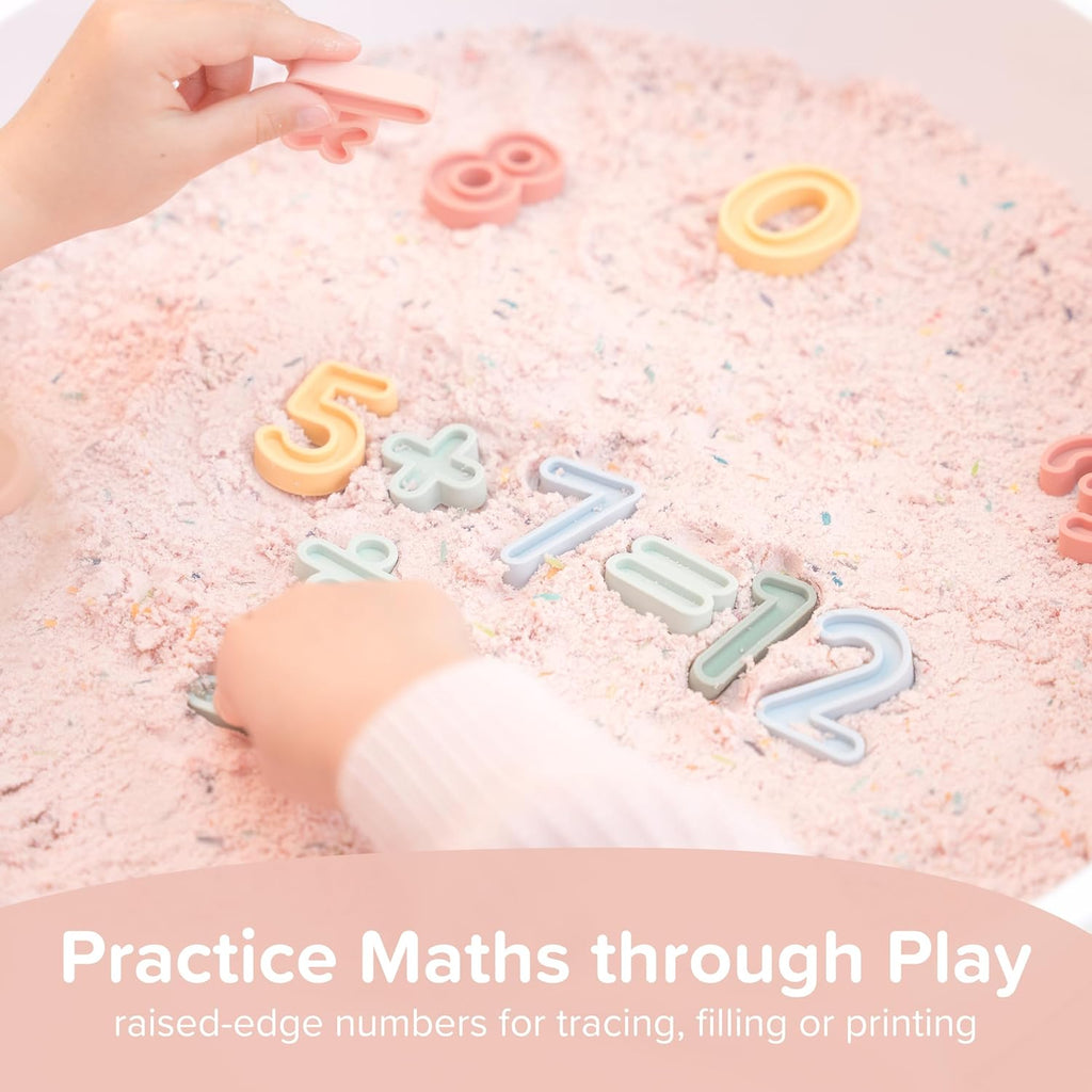 Kids Sensory Numbers Set - Number Toys Maths Resources Tuff Tray Accessories Early Years Resources