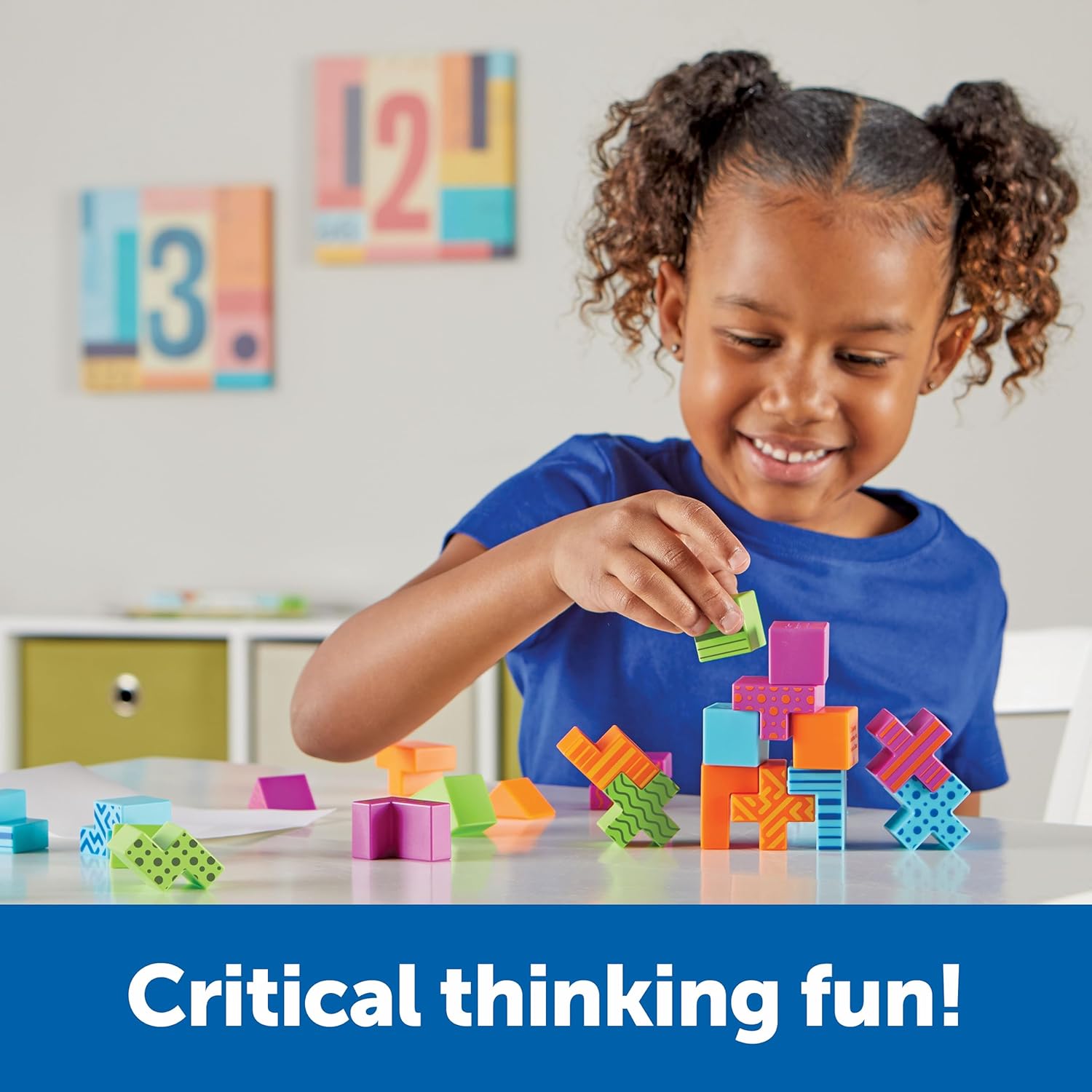 Explorers Brainometry - 3d Puzzle, Brain Games, Brainteaser, Building Logic Toys, Gifts For Boys and Girls, Fine Motor Skills , Pattern Blocks, Math Manipulatives