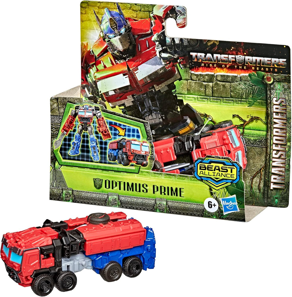 Rise of The Beasts Movie Beast Alliance Battle Changers Optimus Prime Action Figure, Ages 6 and Up, 4.5 inch