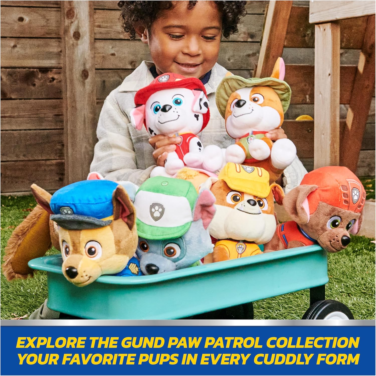 Rubble Plush, Official Lounging Rubble Plush Toy, Weighted Stuffed Animal, Sensory Toy for Ages 1 and Up, 8”