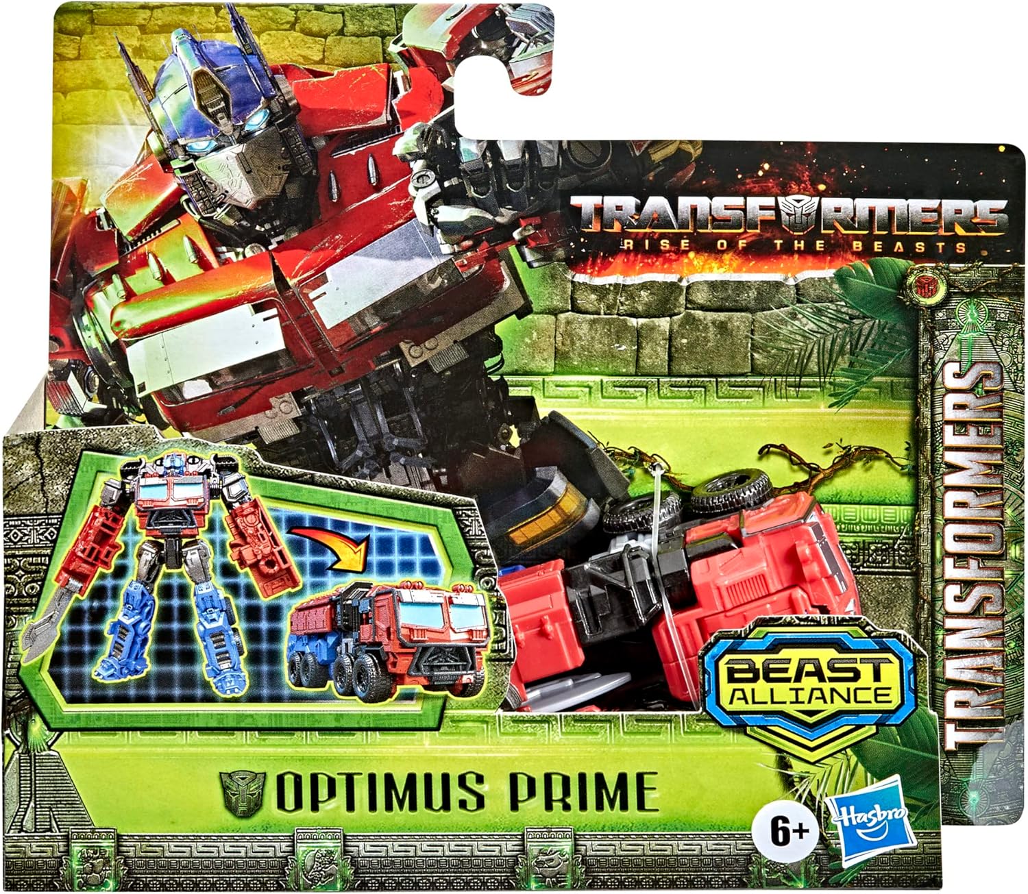 Rise of The Beasts Movie Beast Alliance Battle Changers Optimus Prime Action Figure, Ages 6 and Up, 4.5 inch